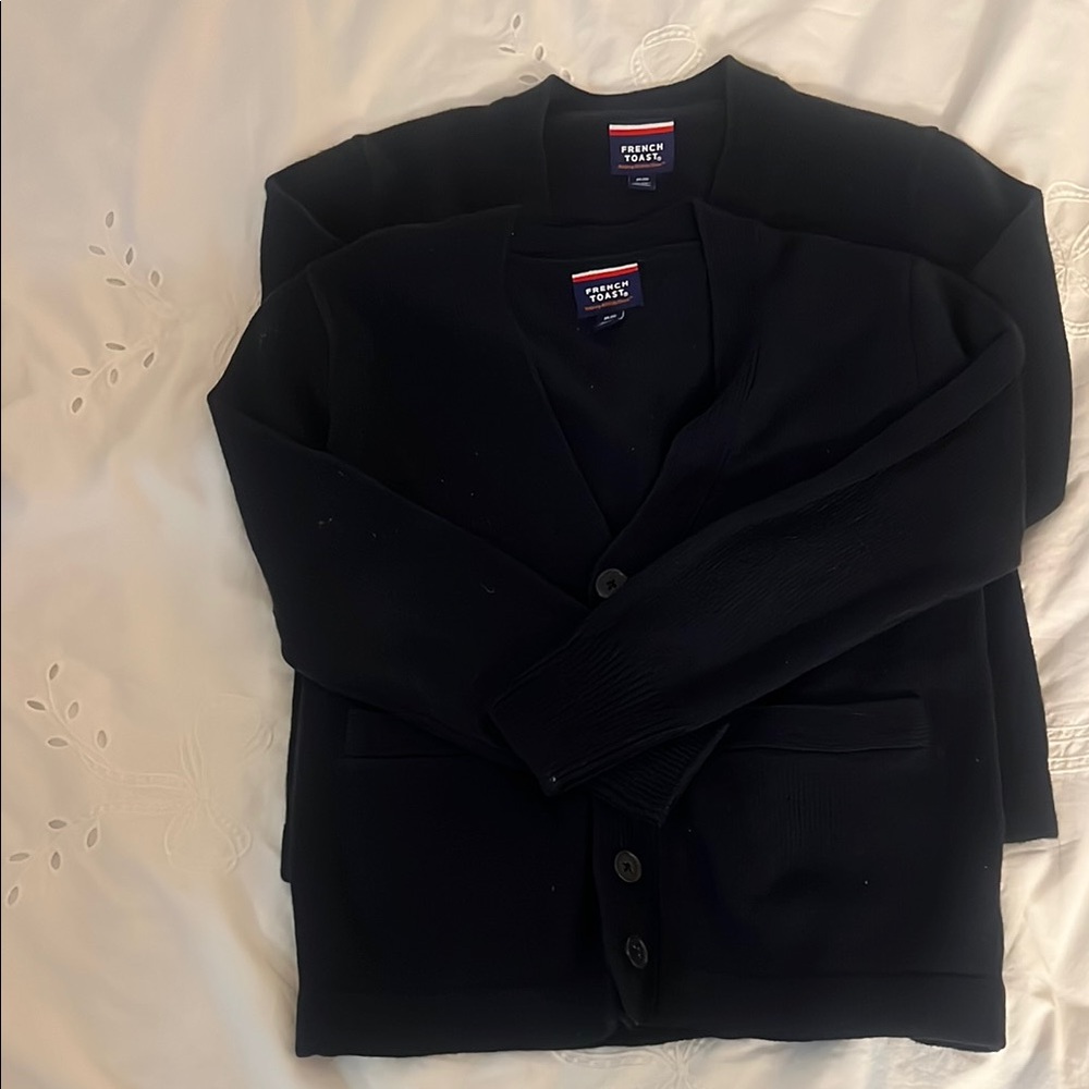 French Toast Navy Cardigans